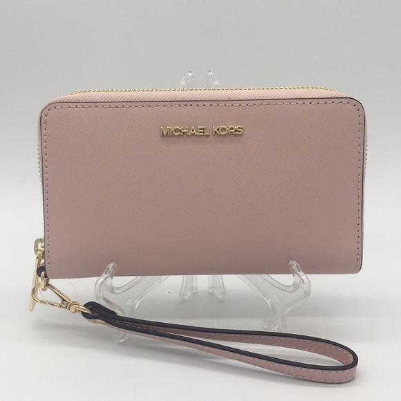 Michael Kors Jet Set Travel Phone Wallet Wristlet - Picture 6 of 8